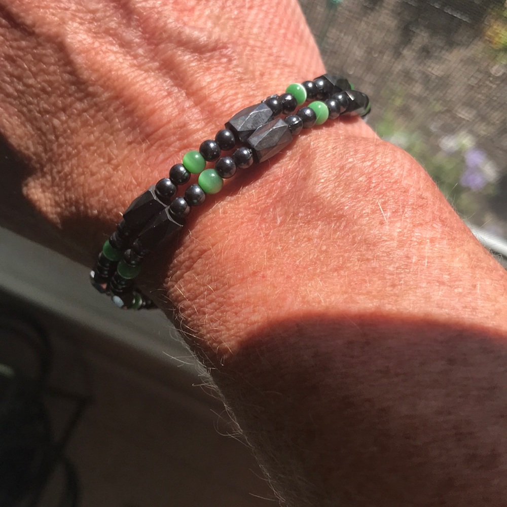 Healing Magnetic Hematite Bead Wrap Bracelet